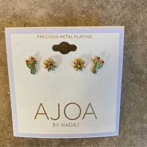 Ajoa By Nadri sun and cacti earrings